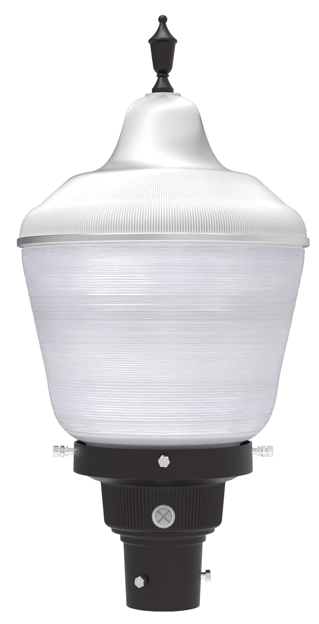 GradeONE 70W Selectable LED Acorn Post-Top — Type V — Clear Cap