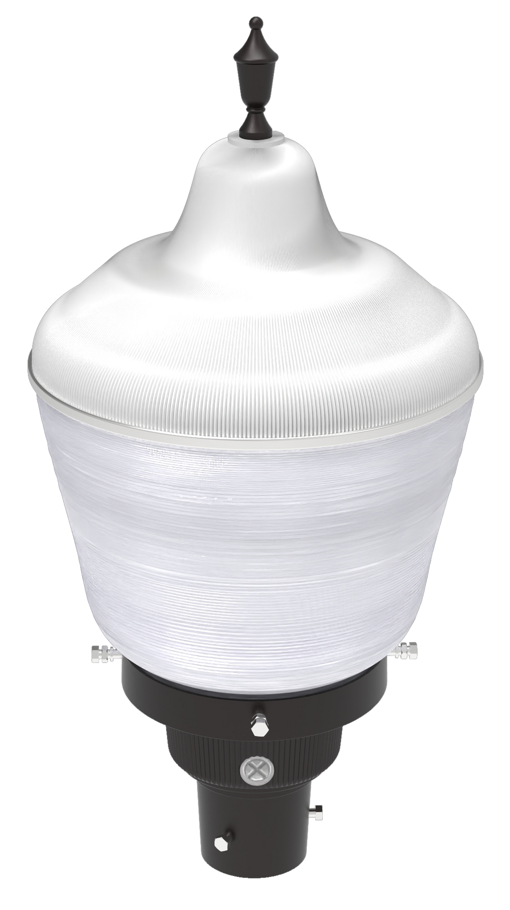 GradeONE 70W Selectable LED Acorn Post-Top — Type V — Clear Cap, image 2