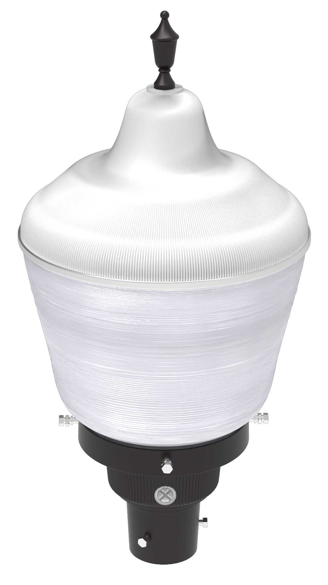 GradeONE 70W Selectable LED Acorn Post-Top — Type V — Clear Cap, image 2