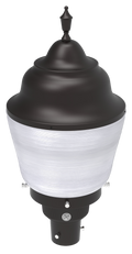 GradeONE 70W Selectable LED Acorn Post-Top — Type V — Black Cap