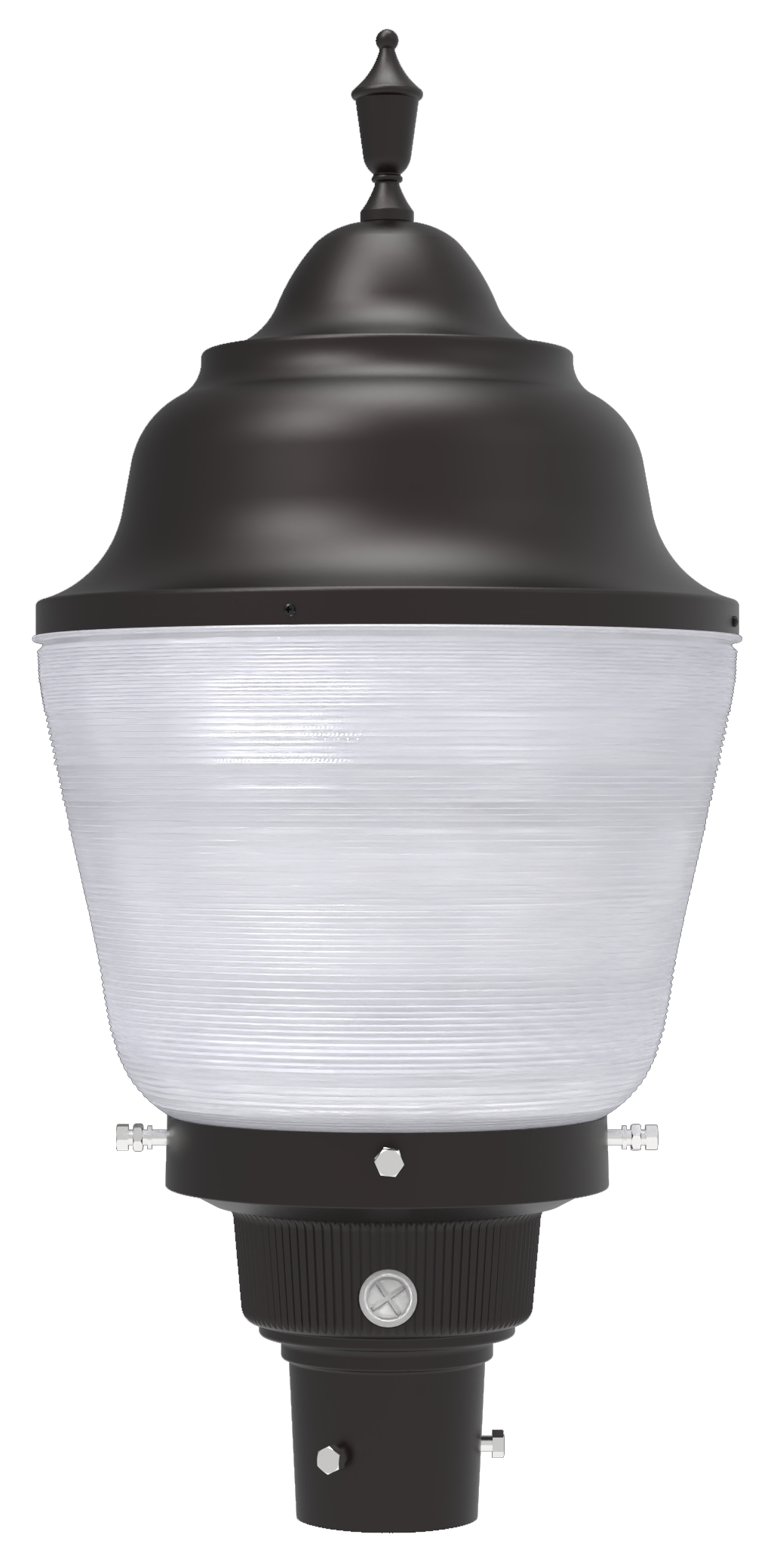 GradeONE 70W Selectable LED Acorn Post-Top — Type V — Black Cap, image 2