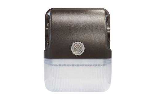 The GradeONE 24W LED Wall Mount Light (WPMA) features a dark upper housing and a frosted lower cover, shown here isolated on a white background.