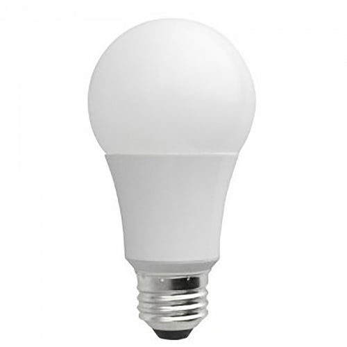 A Bulb 120v Title 20 Compliant LED light bulb by Access Lighting, featuring a standard screw base, is photographed against a plain white background.