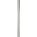 Extension Rod 6 Inch Rod with Nipple, Brushed Steel