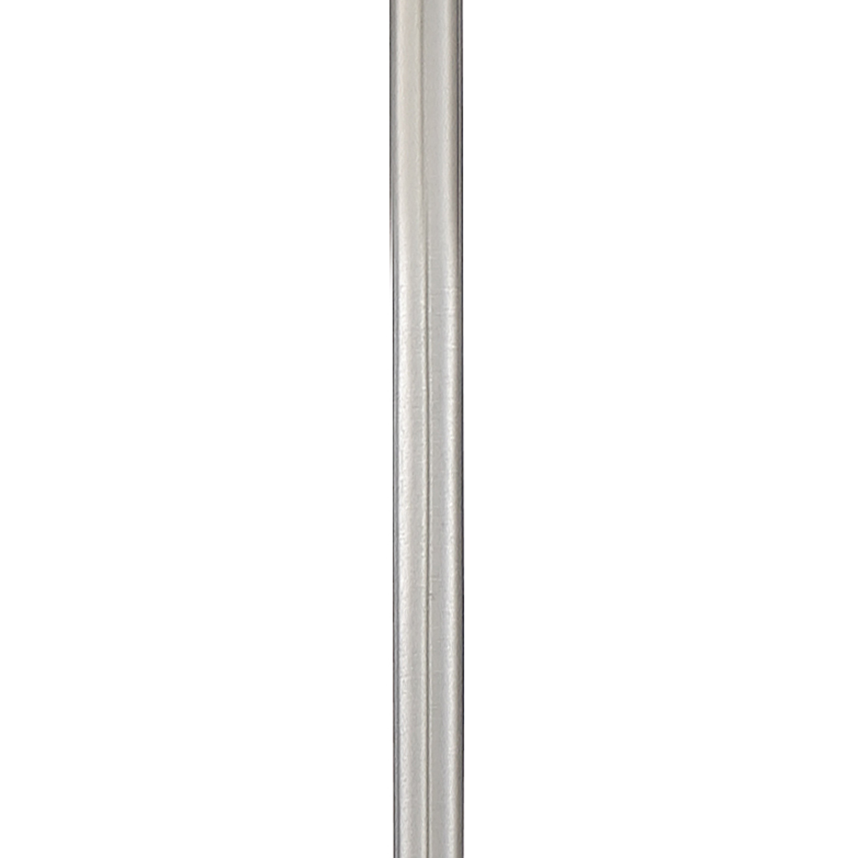 Extension Rod 22 Inch Rod with Nipple, Brushed Steel