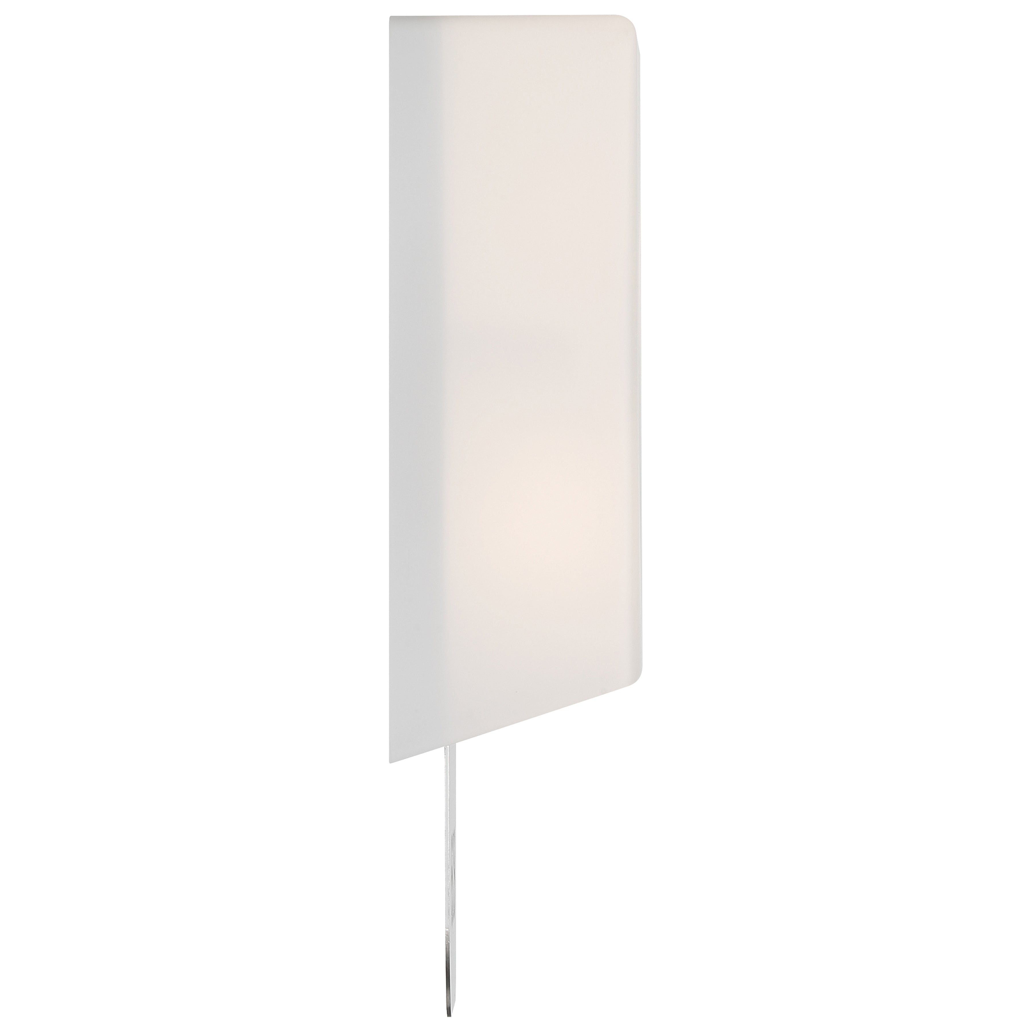 Décor 2 Light Indoor LED Address Light with Braille, Brushed Steel